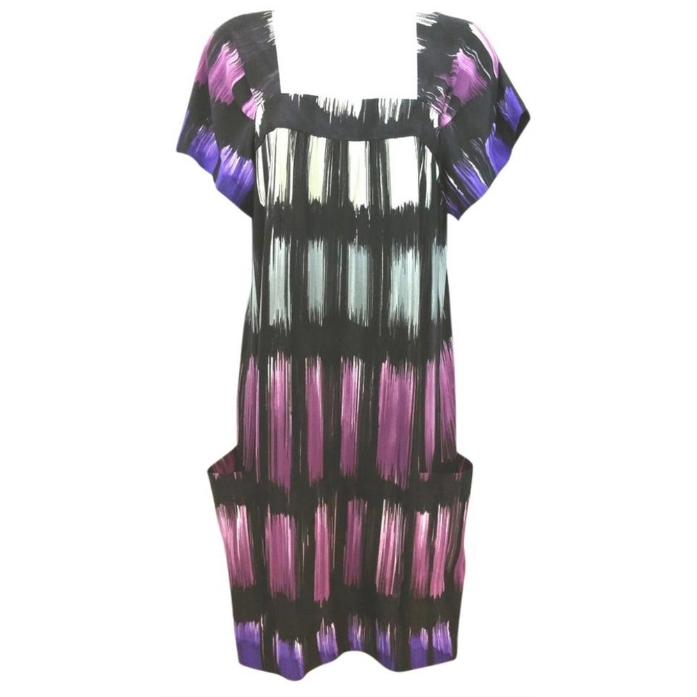 TAYLOR PRINTED STRETCHY SHIFT DRESS 8
